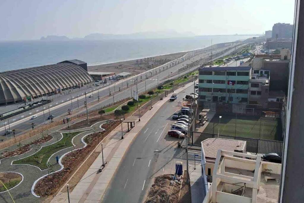 Apartamento De Estreno Con Balcon Frente Al Mar. Lima Kültér fotó