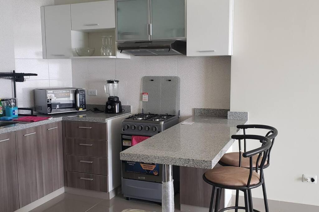 Apartamento De Estreno Con Balcon Frente Al Mar. Lima Kültér fotó